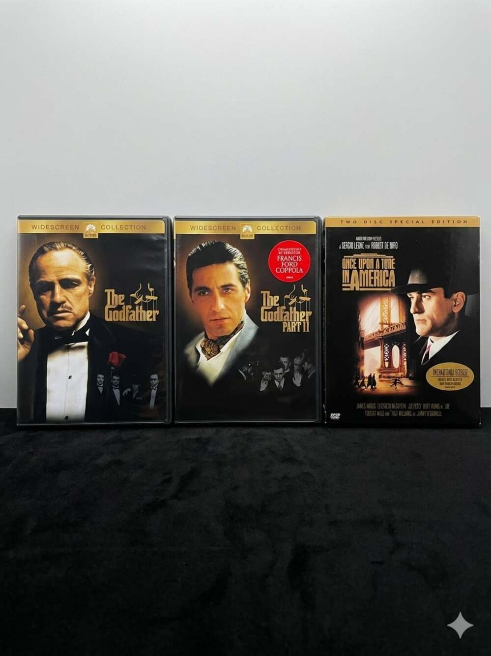 The Godfather Part I & II WS and Once Upon a Time in America Special Edition DVD